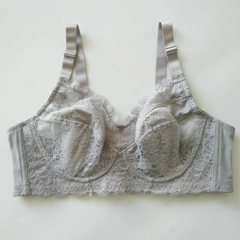 

Кружевные бюстгальтеры больших размеров с чашкой B C D E F G H, тонкое нижнее белье, бюстгальтер, регулируемый женский бюстгальтер, бюстгальтер для груди, женский бюстгальтер