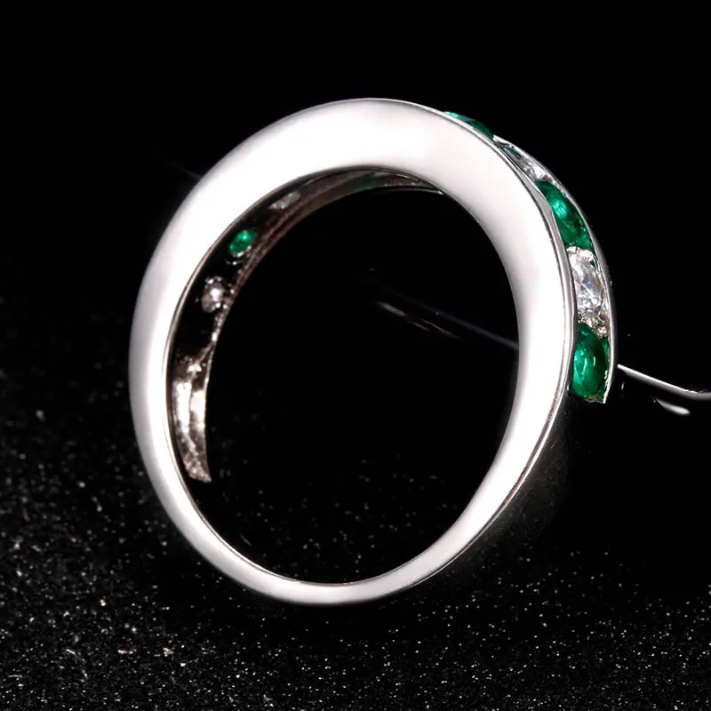 Bague Ringen, изумрудное кольцо для женщин, серебро 925, ювелирное изделие с драгоценными камнями, аксессуар индивидуального персонажа, подарок для влюбленных на годовщину