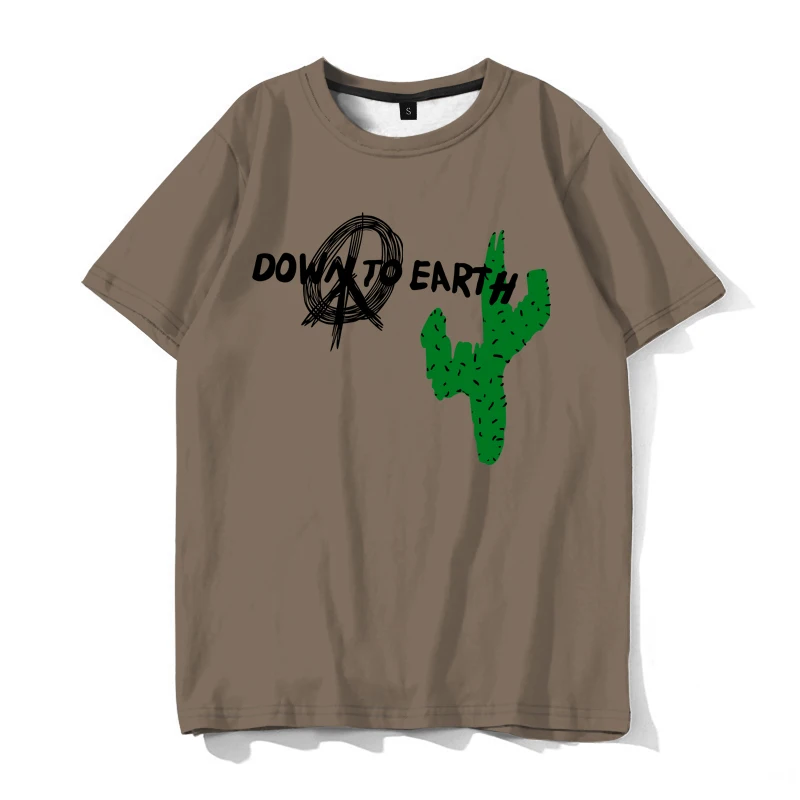 ASTROWORLD Трэвиса Скотта футболка для мужчин и женщин штрих мой пламенный кактус уличная летняя футболка Harajuku ASTROWORLD футболка - Цвет: ast0004