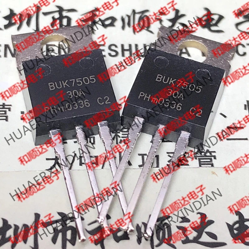 10PCS/LOT New and original BUK7505-30A TO-220 30V 75A