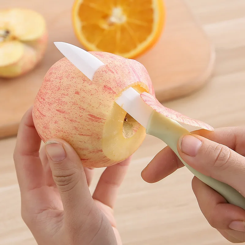 Kitchen Knives Cooking Tool Ceramic Paring for Fruits Vegetables Chef Utility High Quality Slicing Anti-slip Handle Knives Kitchen Knives Cooking Tool Ceramic Paring for Fruits Vegetables Chef Utility High Quality Slicing Anti-slip Handle Knives