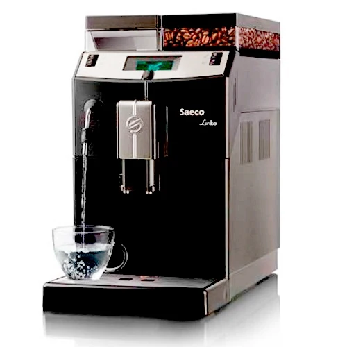 Cafetera express automática Saeco Lirika Black