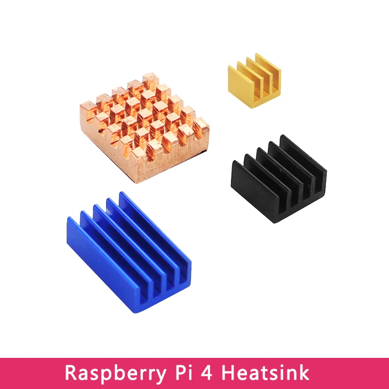 Raspberry Pi 4 Модель B радиатор алюминиевый и медный радиаторы золотой черный синий