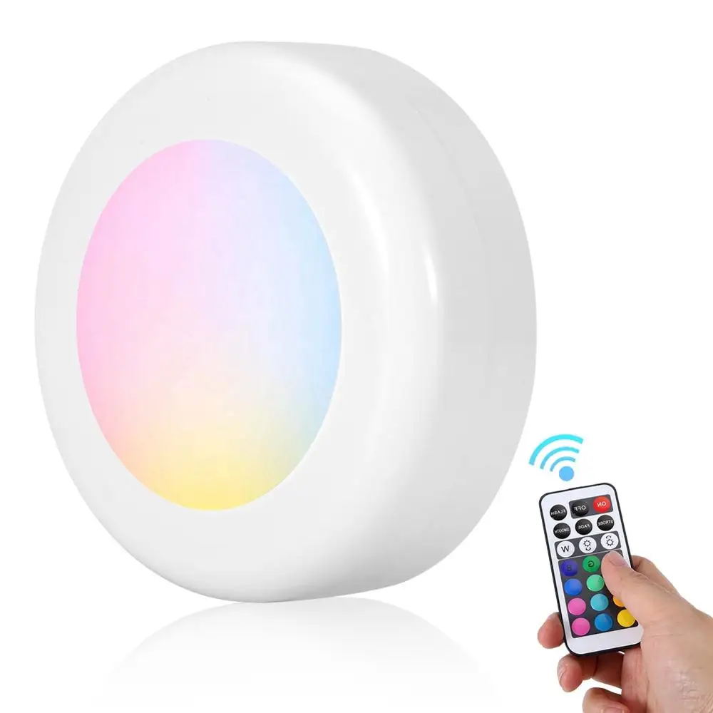 Беспроводной настенный RGB светильник 13 цветов приглушаемая лампа для ночного