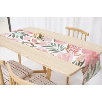 

Table-Flag Tablecloth Tablecover linen flower table flag simple tropical plant modern simple shoe cabinet dust cover