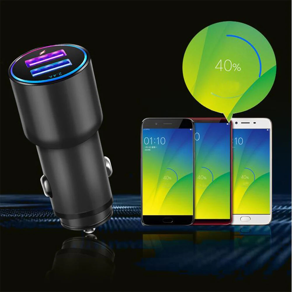 HUAWEI Оригинальное автомобильное быстрое зарядное устройство SuperCharge для HUAWEI P10 Plus mate 9 10 Pro Honor 10 адаптер быстрой зарядки двойной USB 5A Typ