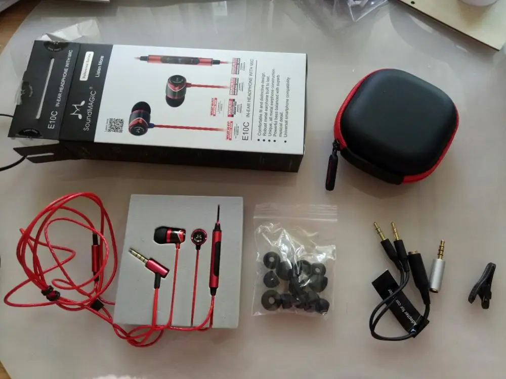 SoundMAGIC Sound MAGIC E10C In Ear Earbuds With Mic And