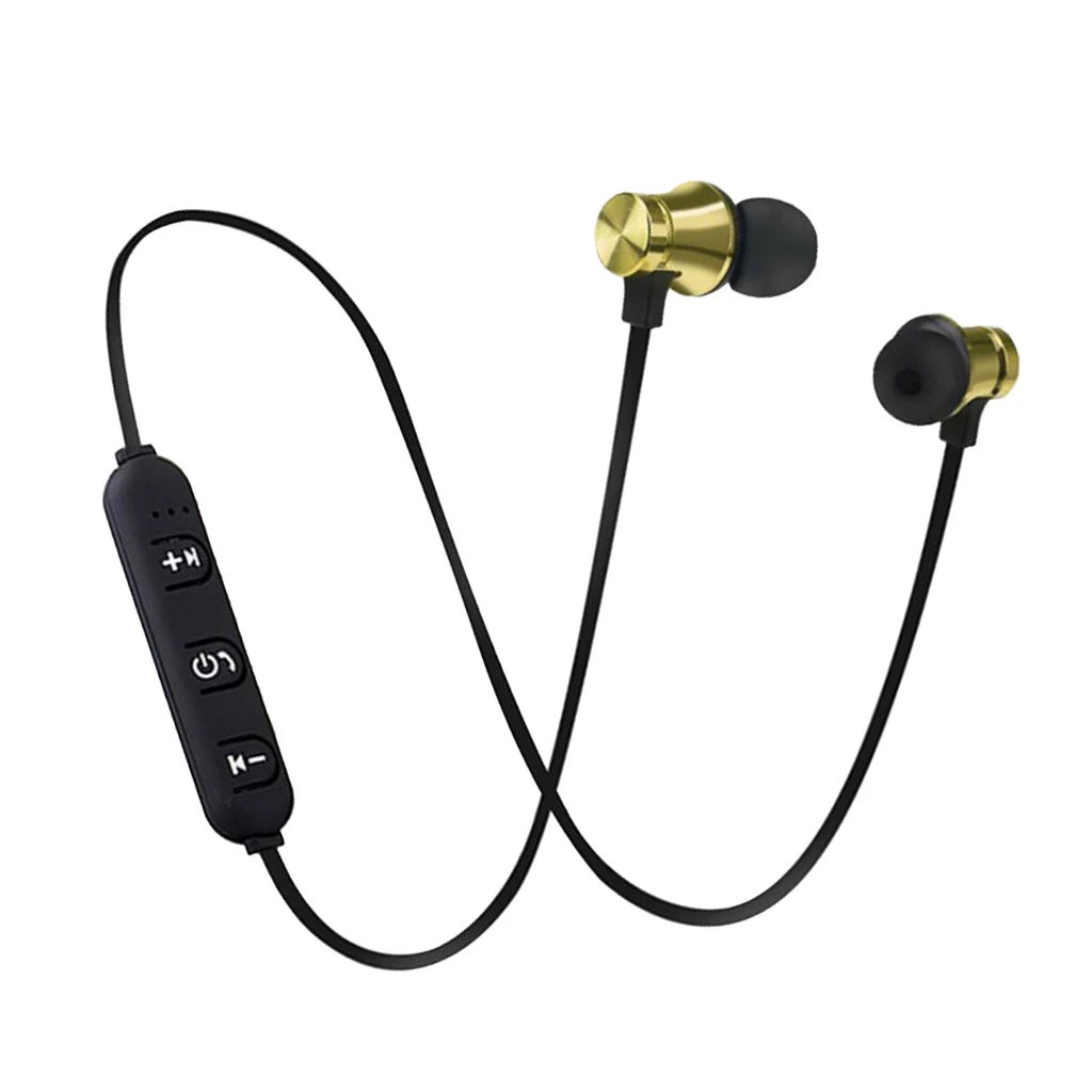 Bluetooth Neck Headphones, Wireless Earbuds Sweat-proof Sport Earphones w/Mic Stereo Noise Canceling for Men Women Kids