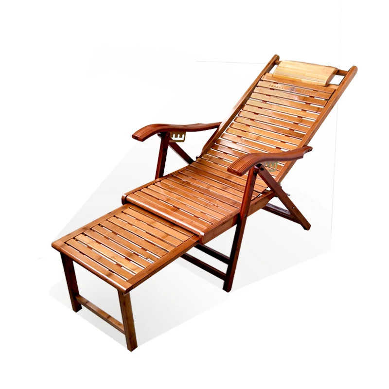 

Chaise Longue Folding Lunch Break Rocking Chair Home Bamboo Chair Chair Lazy Old Man Modern Solid Wood Chair Back Chair