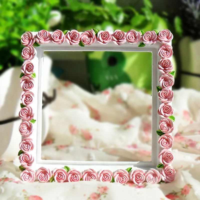 

Rural Style Switch Frame Wall Power Switch Cover Square Flower Switch Wall Light Socket Stickers Room Decor 8.7x8.7cm Inside