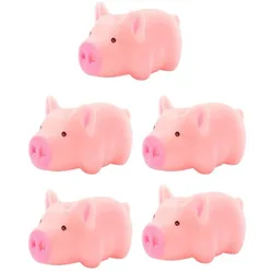 5 peça rosa gritando estresse porco animal squeeze brinquedo cosas raras engraçado presente para meninos meninas juguetes para niños kinder spielzeug