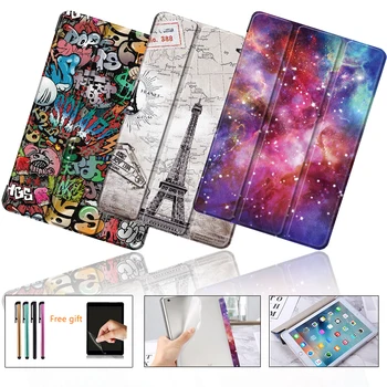 

Case for ipad 10.2 2019 A2200 7th tablet cover for ipad Air 3 10.5 2019 pro 10.5 2017 pu Leather Soft Smart Case Funda+film+pen