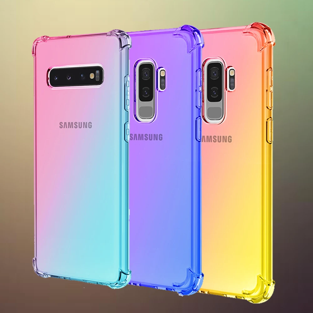 Чехол для телефона samsung galaxy s10 plus s9plus тонкий прозрачный чехол s10plus 9splus s9 s9case s 9 10 10s