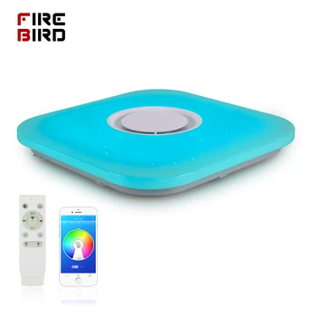 

Modern Ceiling Lights APP Control GE-36W 52W RGB Dimming Bluetooth Speaker Music LED Ceiling Lamp Bedroom Kitchen Living Room