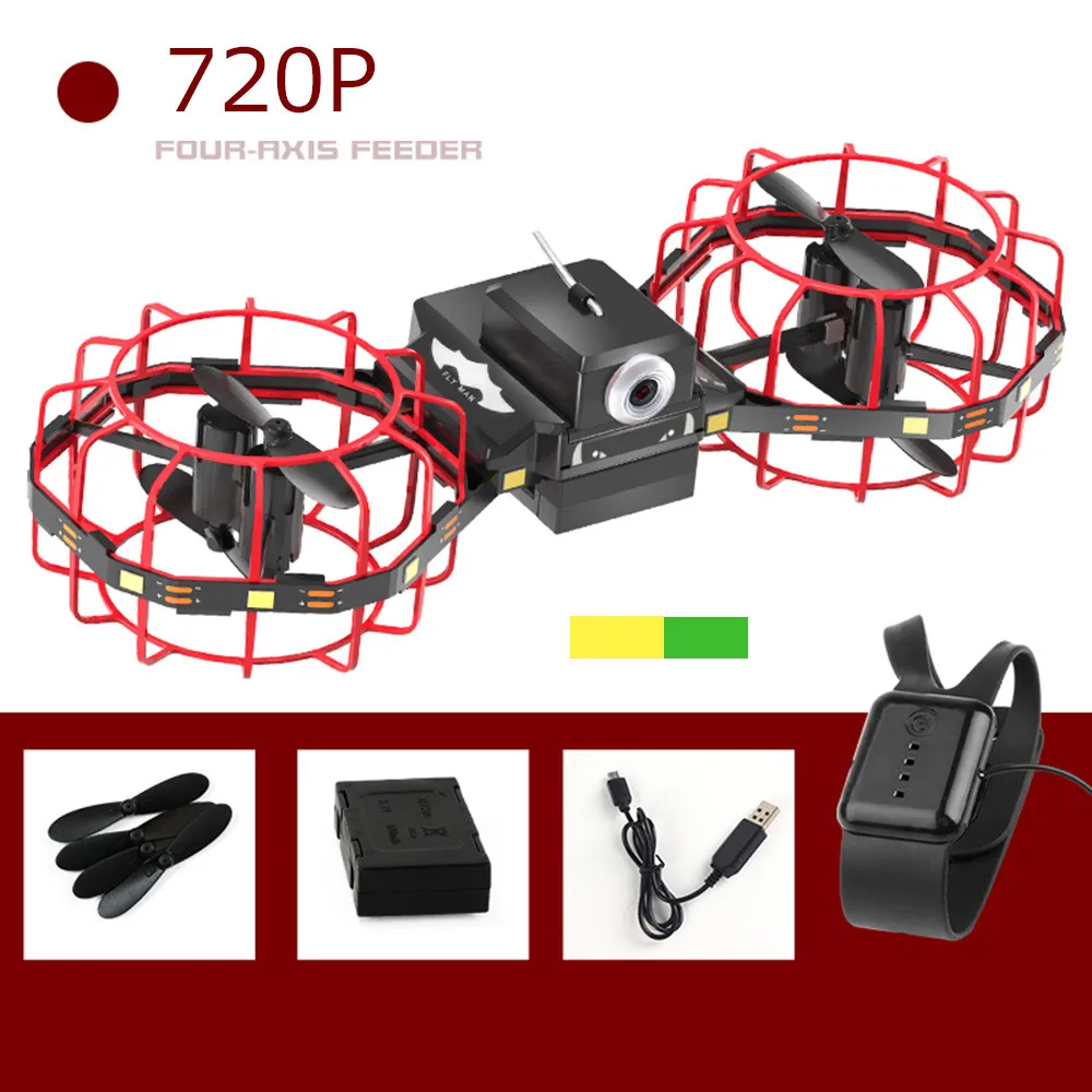 Дрон 4k игрушки RC самолет M3 2,4G WiFi FPV 5MP 720P камера складной воздушный давление постоянный RC Квадрокоптер игрушка для детей и взрослых