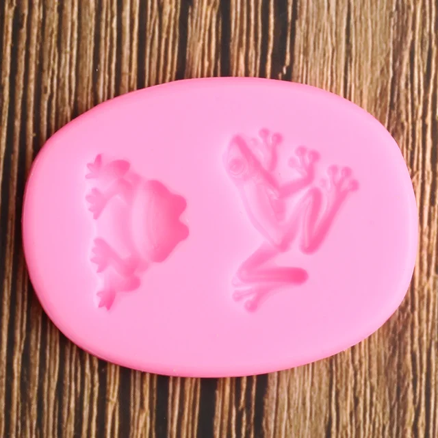3D Béka Varangy Szilikon Penész Állatok Fondant Penészek Barkácsparti Torta Dekorációs Szerszámok Cukorkapolimos Agyag Csokoládé Gumpaste - Image 6