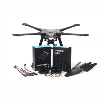 

Holybro S500 V2 Frame Mini Pixhawk 4 FC 433/915MHz Telemetry Radio 2216 880KV Brushless Motor 1045 Propeller Kit Combo
