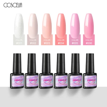 

COSCELIA 4/6 pcs 7ML Gel Nail Polish Long-Lasting Gel Varnish Soak Off Gel Nail Set&Kits For Nail Art Manicure Decorations