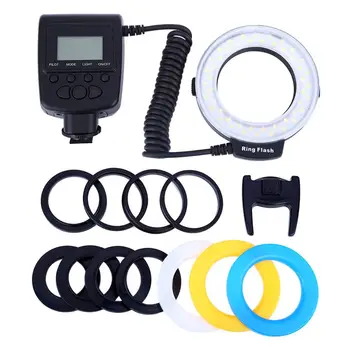 

LED Ring Photography Speedlight Light Flashlight Filling Lamp Digital Single Lens Reflex Camera Macro Ring Flashing Lamp