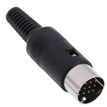 

DIN-13P Plug Audio AV Connector For Keyboard audio computers 1PC DIN plug 13 PIN Male Inline Audio Adapter Connector