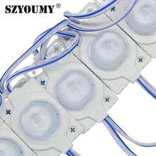 SZYOUMY 3030 Светодиодный модуль 12 в боковое освещение 1led высокий яркий Инжекционный объектив СВЕТОДИОДНЫЙ модуль реклама дизайн
