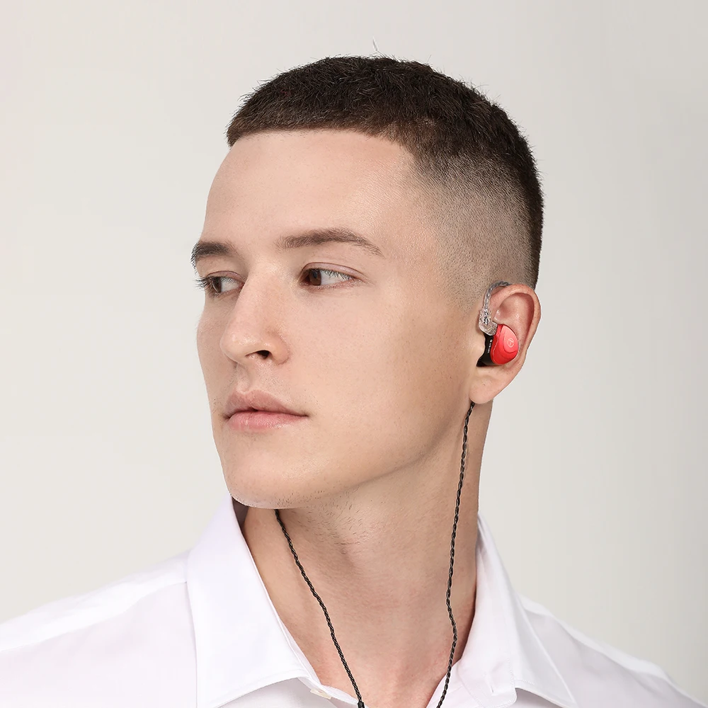TRN V90S 5BA+1DD Metal Headset Hybrid HIFI Bass