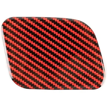 

Car Carbon Fiber Main Driver's Seat Storage Box Decoration Sticker Car Interior Sticker for Ford Mustang 2015-2019