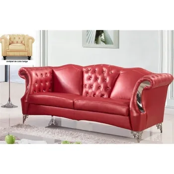 

Sofa MADELEINE, 3 seaters, similpiel beige