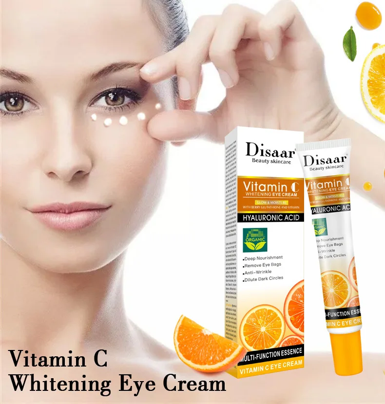 

Anti-Aging Vitamins C Eye Cream Remove Dark Circles Lighten fine lines eye care Whitening Moisturizing Remove Eye Fine Lines