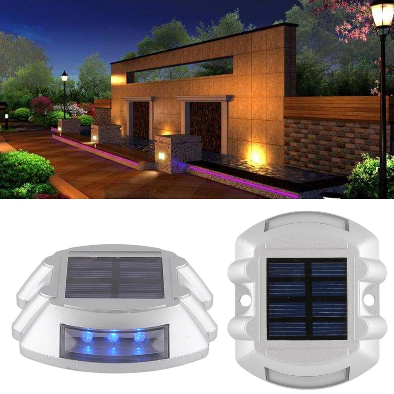 6LED Solar Lamp Solar Light Outdoor Outdoor Garden Waterproof Bright Lighting Powered Home Step