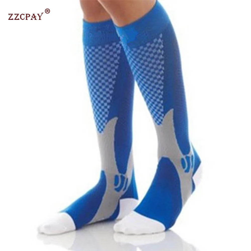 Large Size Compression Socks Fit For Sports Run marathon Compression Socks For Varicose veins Football stockings High Stockings