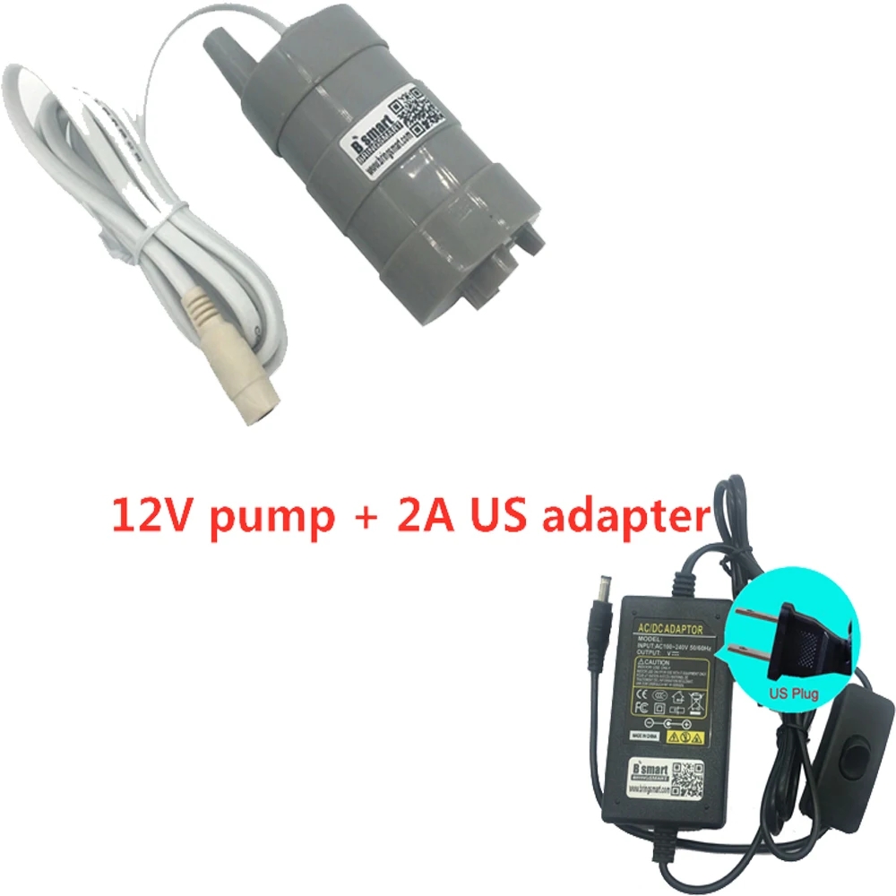12v pump + 2A US adapter