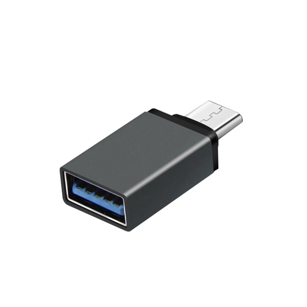 Черный Type-C к USB 3,0 OTG кабель адаптер Тип C конвертер для samsung huawei P20 OTG адаптер VH99 - Цвет: Черный