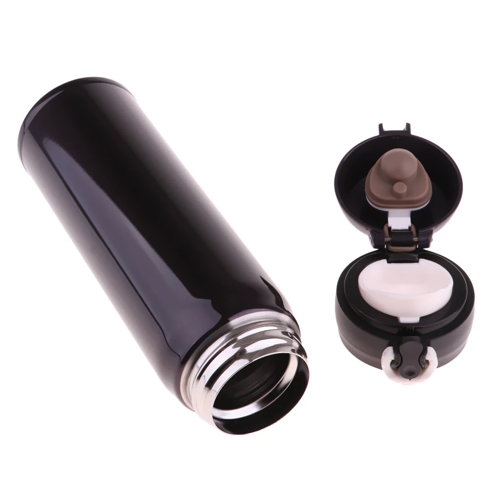 500ml Outdoor Sports Water Bottle BPA-Free Vacuum Cup Mug with Locking Lid Cap for Travel Camping Hiking Cycling