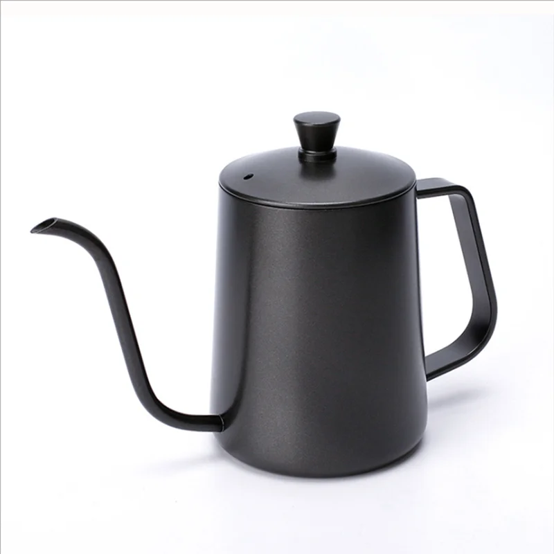 350/600ML Pour Over Coffee Kettle Gooseneck Kettle Spout Coffee Pots Drip  Coffee Maker Kettle Long Narrow Stainless Steel Pour - AliExpress