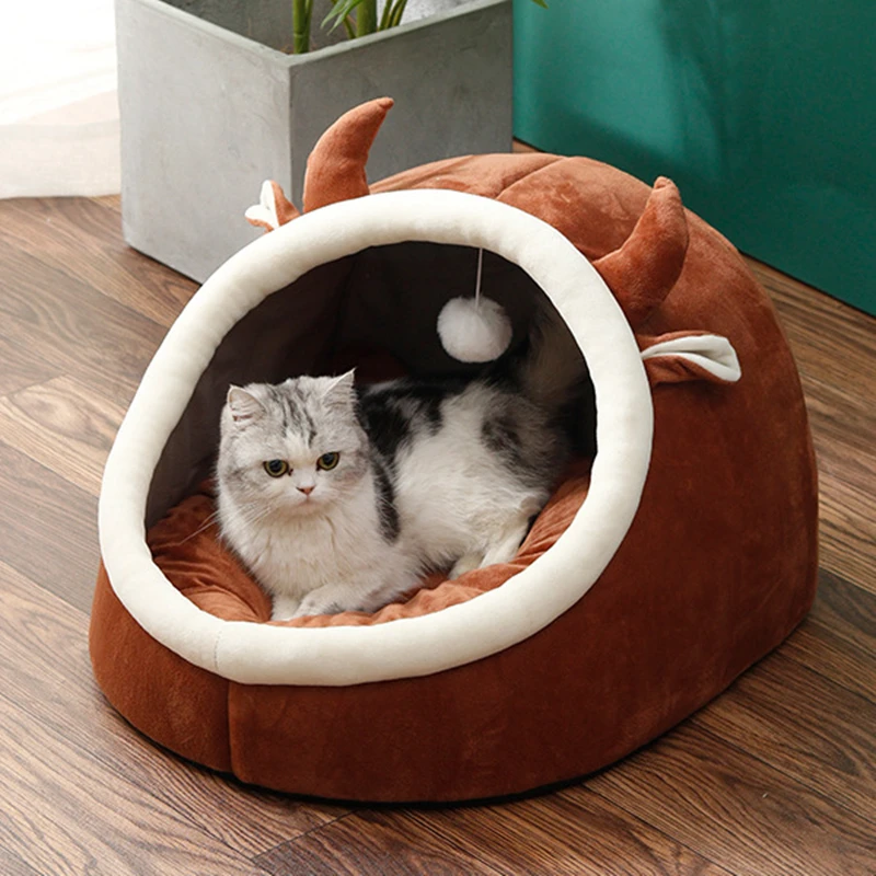 Sleep Cat Кровать Дом собачья Конура-постель кошка палатка дом собаки Диван-кровать