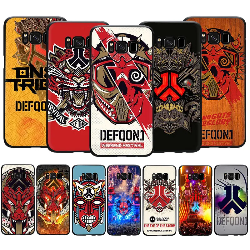 Defqon 1 Популярный Мягкий силиконовый чехол для Samsung Galaxy S6 S7 Edge S8 S9 S10 plus S10e Note 8 9