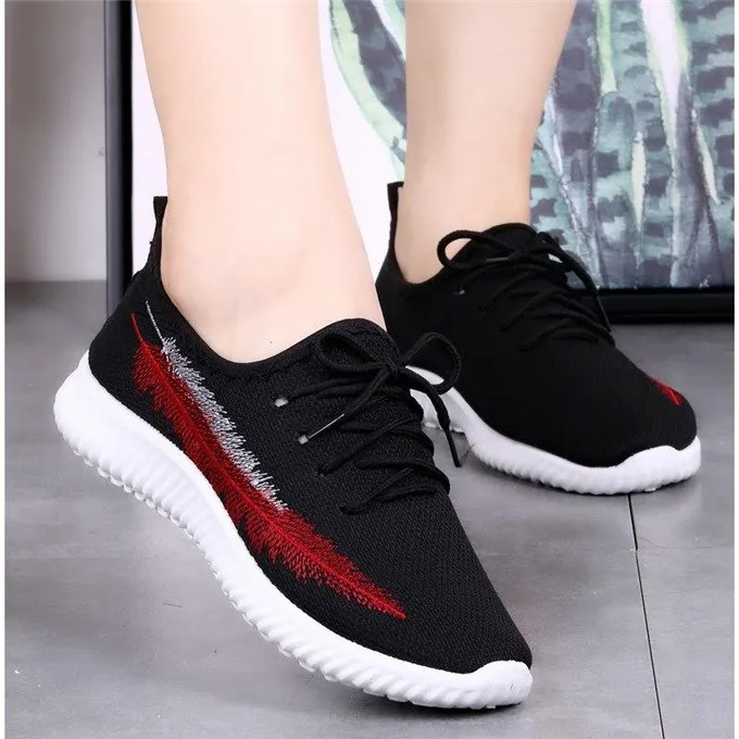 Hermana águila Grillo Zapatos casuales de mujer 2019 zapatillas de deporte negro sólido rojo  zapatos de gimnasio Fitness zapatillas de deporte para caminar Tenis  Femenino femenino tamaño 35-41 - AliExpress