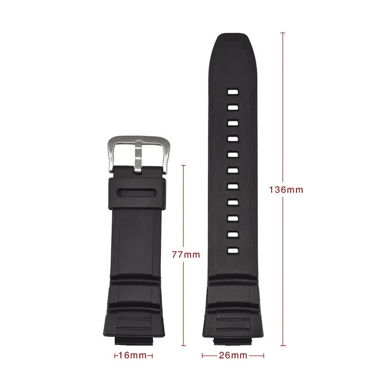 Ремешок для наручных часов объектива с оптическими зумом Casio MCW 100H/110 H/W S220/HDD S100 WV
