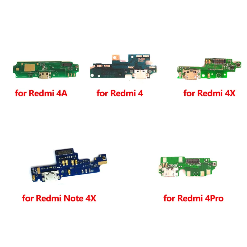 

for Xiaomi Redmi 4A 4 4X 4Pro Replacement Microphone Module+USB Charging Port Board Flex Cable for Redmi Note 4 4X Repair Parts