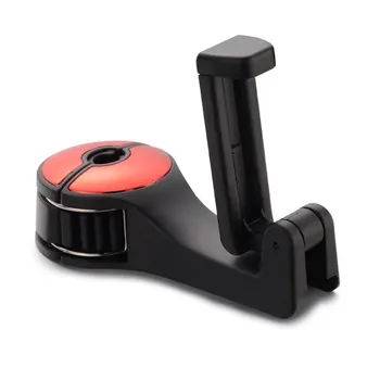 

Car Hooks Auto Back Seat Hooks With Phone Holder Universal Vehicle Car Headrest Hooks Hook With Lock And Phone Groceries