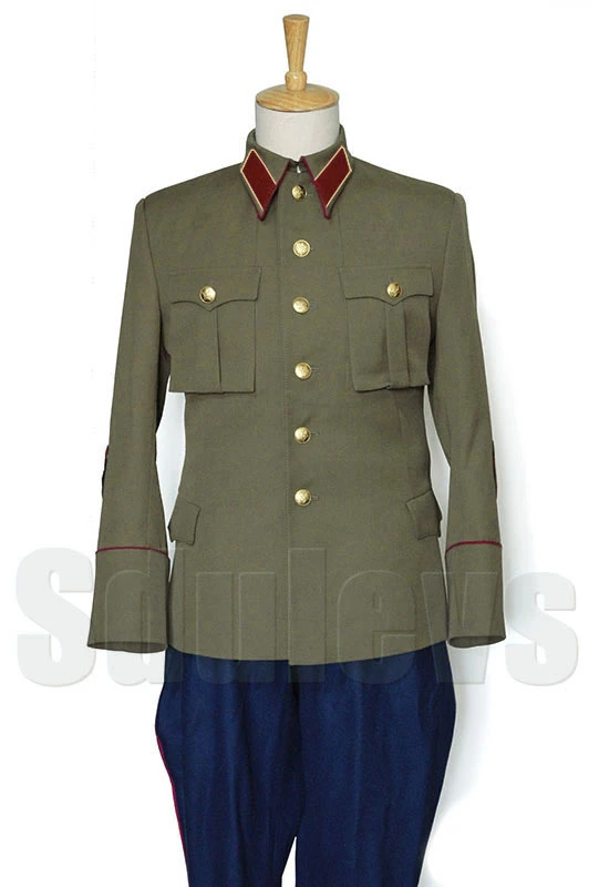 Uniforme d'officier de l'armée française rouge soviétique de la seconde guerre mondiale
