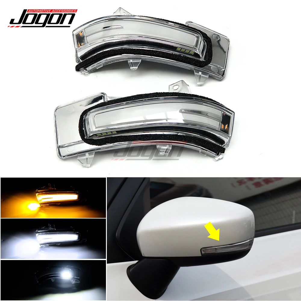 US $143.92 For Suzuki Swift Ignis 20172020 LED Dynamic Turn Signal Puddle Light Parking Rearview Side Wing Mirror Sequential Indicator