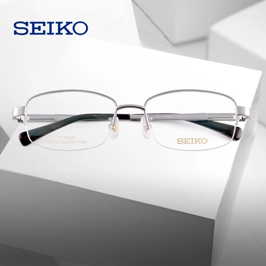 SEIKO Легкие титановые очки мужские без линз оправы для мужчин оправа очков
