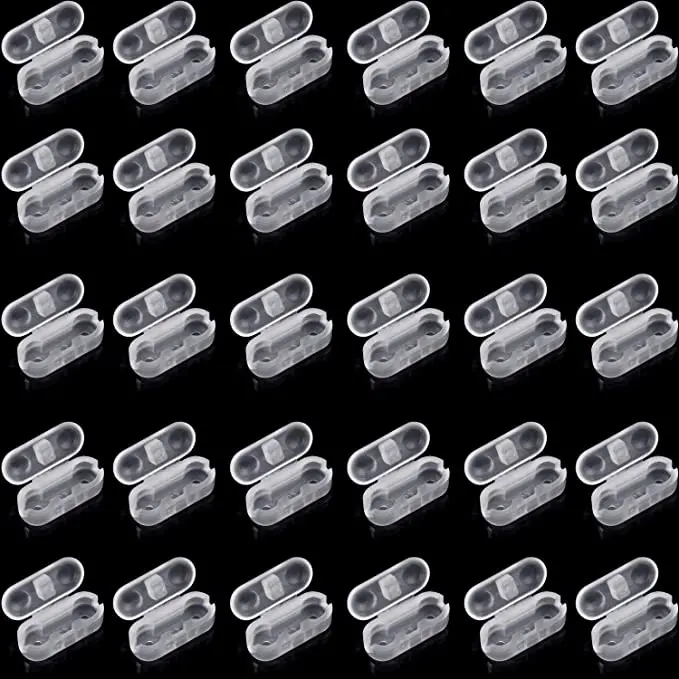 30 Pack Replacement Vertical Roman Roller Blind Ball Chain Cord Connector Clips (Transparent) 6