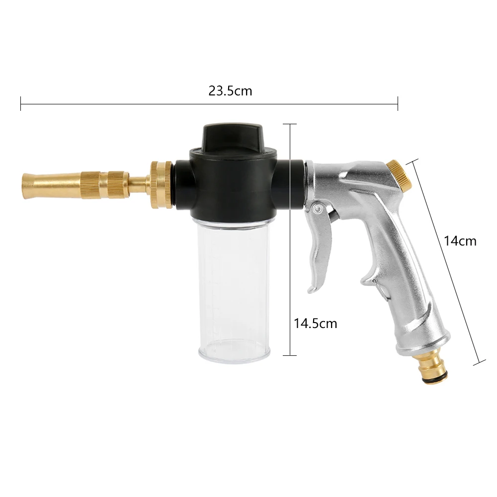 Профессиональная автомобильная мойка снег пенно-водяной пистолет автомобиль очищающая пена пистолет вода мыло шампунь-распылитель для дома сад мытья