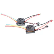Waterproof 60A Sensorless Brushless Car Electronic Speed Control ESC 2-3S with BEC for Rc Car Boat 1pcs ztw mantis 6a 12a 35a bec esc electronic speed control for rc models airplane helicopter