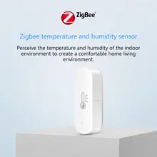 

Tuya ZigBee Smart Temperature And Humidity Sensor SmartLife Thermometer APP Control For Alexa Google Home Smart Temperature