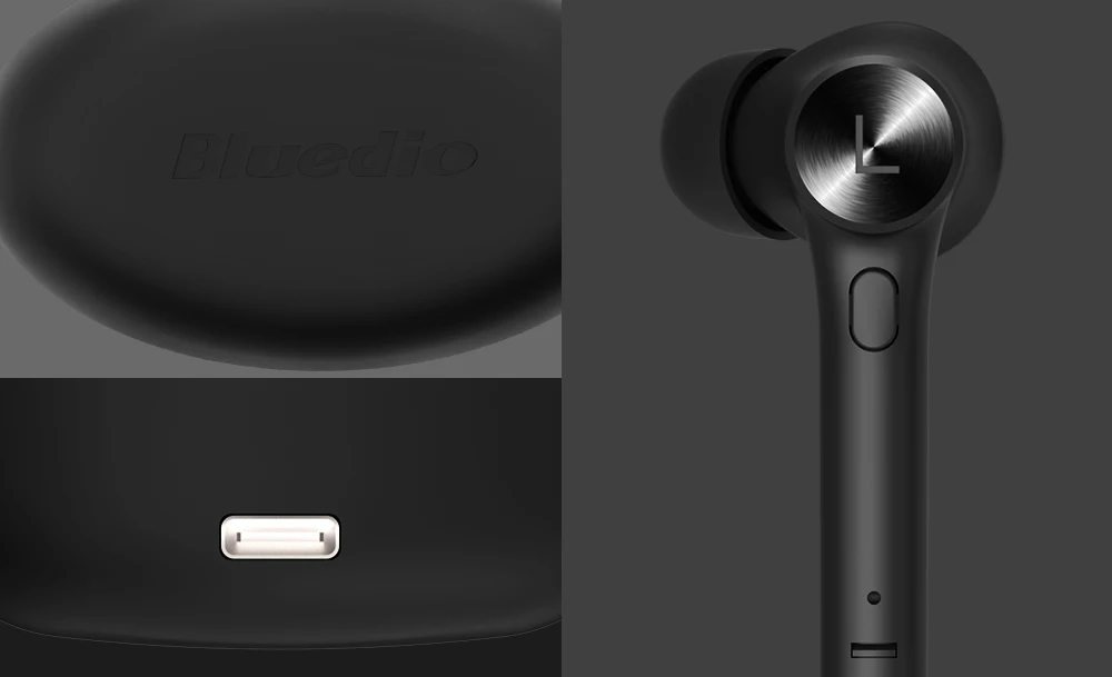 Оригинальные Bluedio Hi TWS беспроводные Bluetooth наушники 5,0 HiFi стерео спортивные наушники гарнитура с зарядным устройством для iOS Android