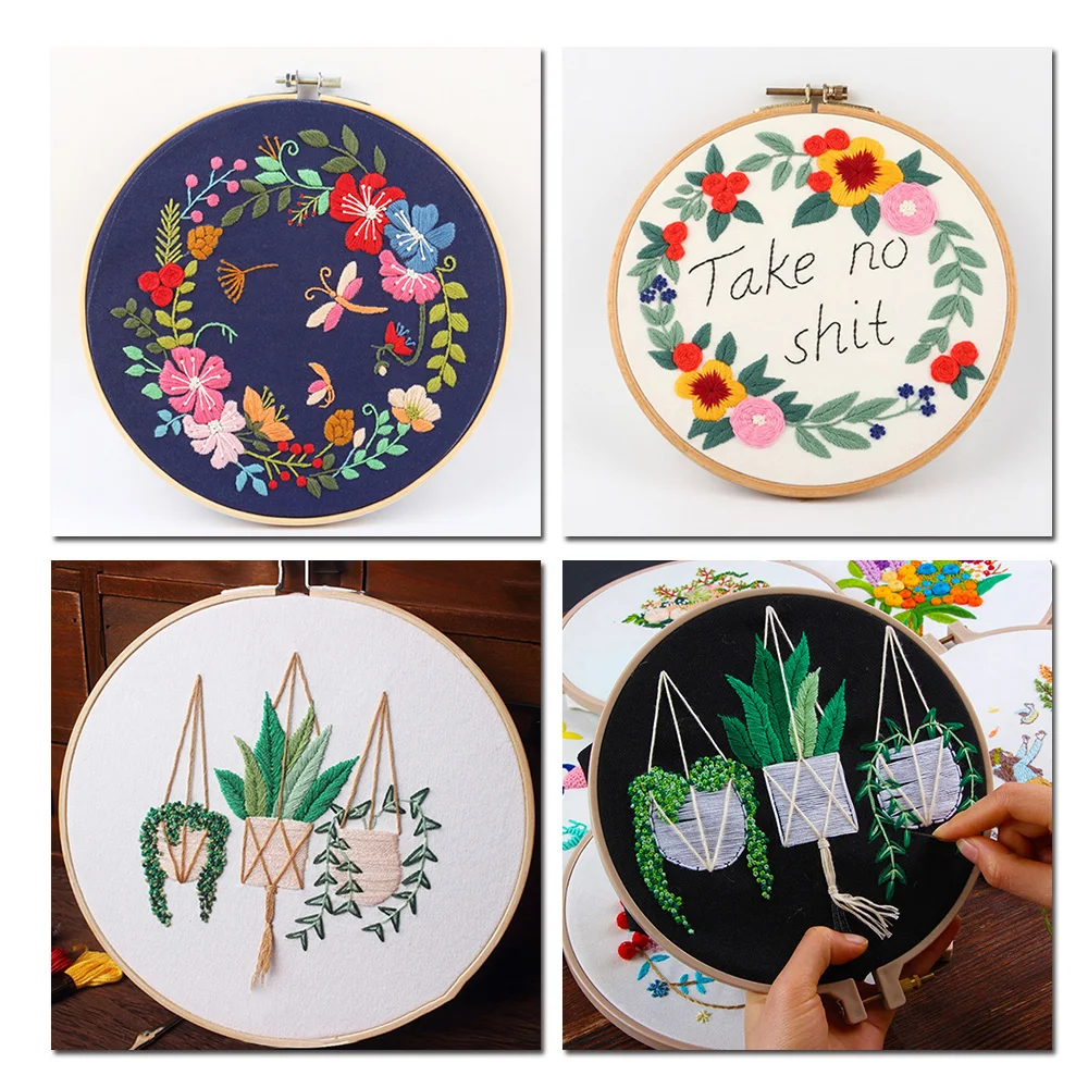 Circle Embroidery Kits, Embroidery Set, Needlework Embroidery, Cross Stitch Kits, Embroidery for